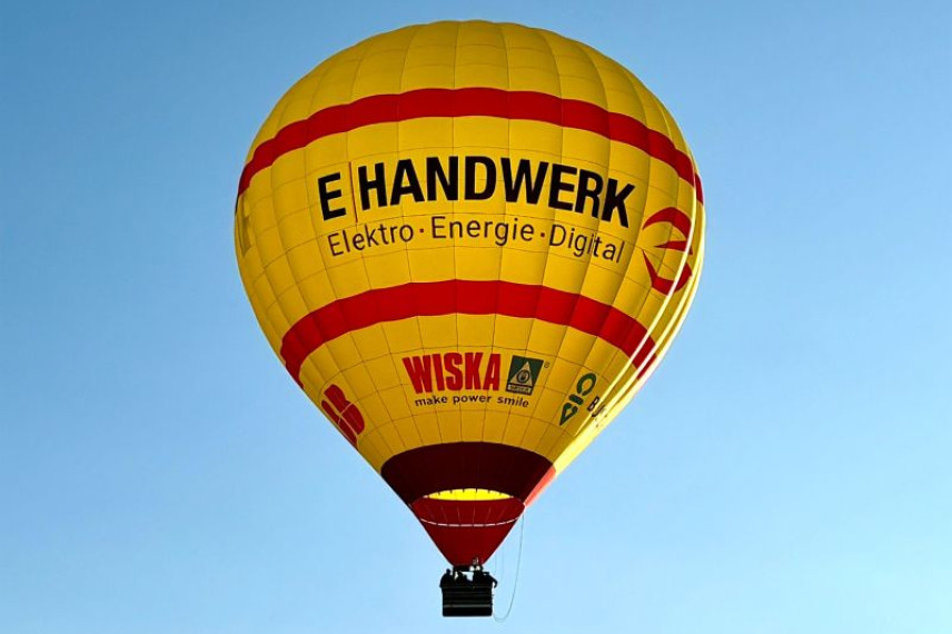 Der neue E-Ballon hebt in Rendsburg-Schachtholm ab